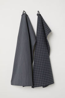 2 кухонных полотенца H&M