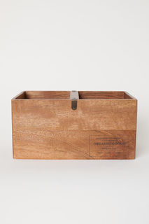 Большой деревянный ящик H&M