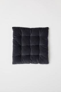 Бархатная подушка на стул H&M