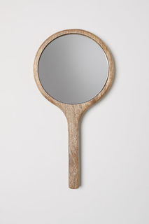 Ручное зеркало из дерева H&M