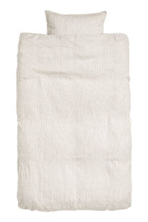 Постельное белье, стираный лен H&M