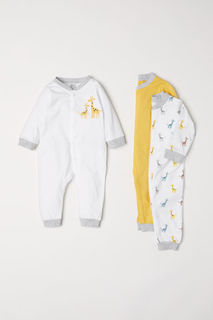 3 хлопковые пижамы H&M