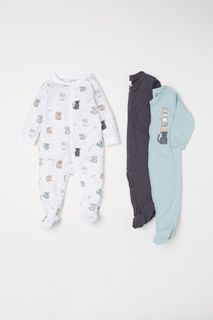 3 пижамы H&M