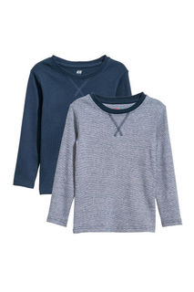 2 футболки с длинным рукавом H&M