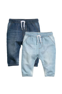 2 пары джоггеров из денима H&M