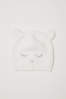 Вязаная шапка с ушками H&M