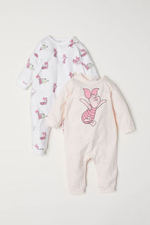 2 пижамных комбинезона H&M