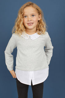 Джемпер с воротничком H&M