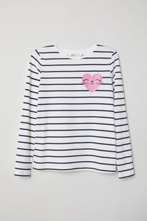 Футболка с длинным рукавом H&M