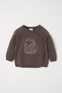 Жаккардовый кардиган H&M