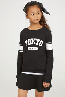 Свитшот с принтом H&M