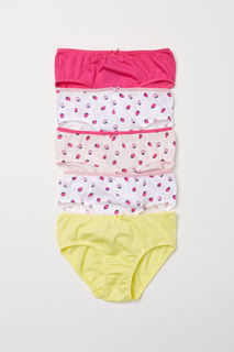 5 пар хлопковых трусиков H&M