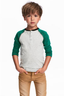 Футболка с длинным рукавом H&M