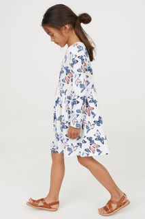 Трикотажное платье с рисунком H&M