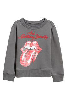 Свитшот с принтом H&M