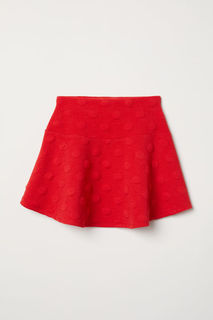 Трикотажная юбка с воланом H&M