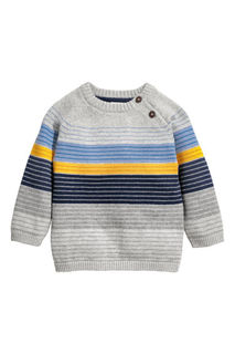 Хлопковый джемпер тонкой вязки H&M