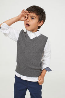 Жилет из хлопка H&M