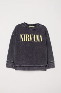 Свитшот с принтом H&M