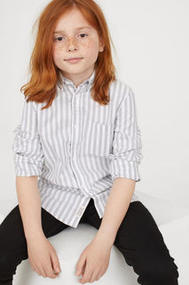 Хлопковая рубашка H&M