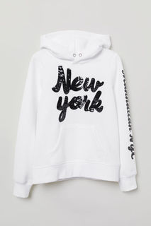 Худи с рисунком H&M