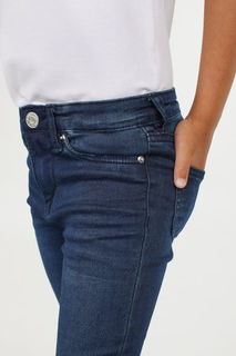Атласные джинсы Skinny Fit H&M