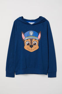 Худи с принтом H&M