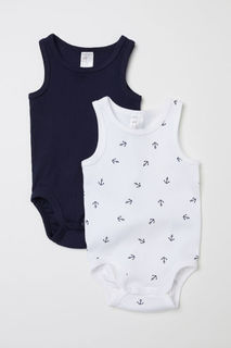 2 боди без рукавов H&M