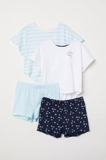 2 трикотажные пижамы H&M