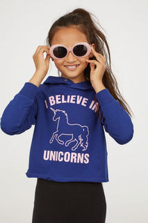 Короткий джемпер худи H&M