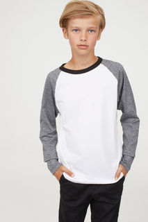 Футболка с длинным рукавом H&M