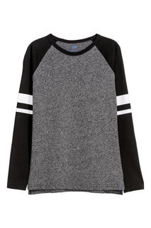 Футболка с длинным рукавом H&M