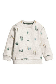 Свитшот с принтом H&M