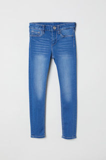 Атласные джинсы Skinny Fit H&M