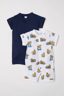 2 хлопковые пижамы H&M
