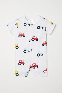 Хлопковая пижама с рисунком H&M