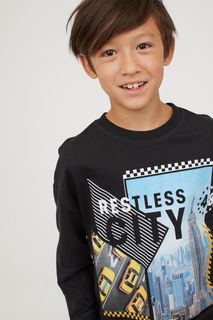 Свитшот с принтом H&M