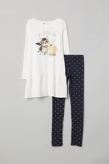 Платье и легинсы H&M