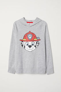 Худи с принтом H&M