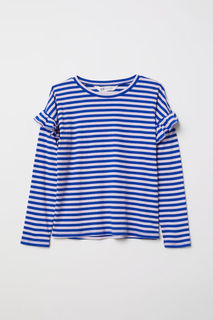 Топ с оборками H&M