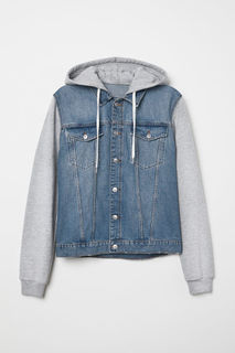 Джинсовая куртка с капюшоном H&M
