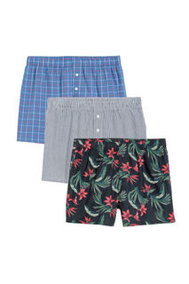 3 пары тканых боксеров H&M