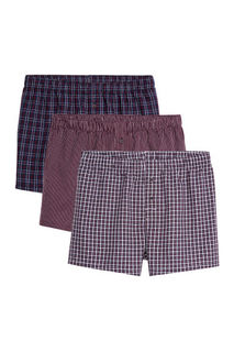 3 пары тканых боксеров H&M