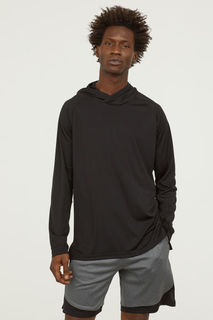 Спортивный топ с капюшоном H&M