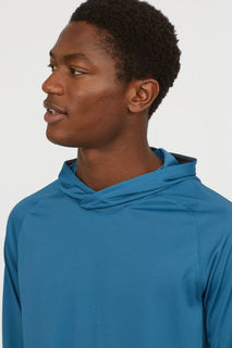 Спортивный топ с капюшоном H&M