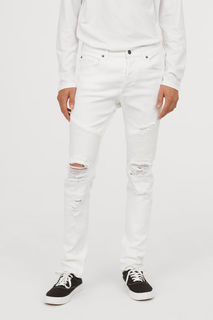 Байкерские джинсы H&M