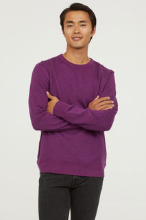 Свитшот из смесового шелка H&M