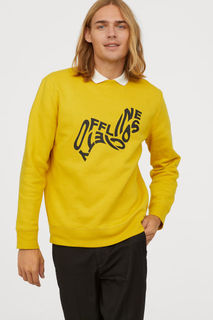 Свитшот с принтом H&M