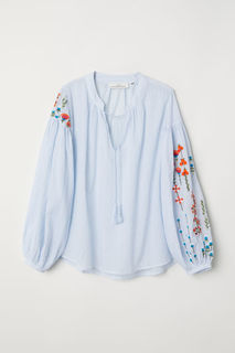 Хлопковая блузка H&M
