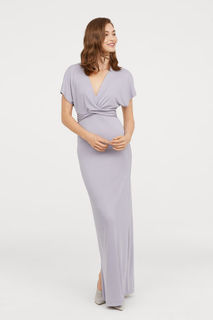 Длинное платье с драпировкой H&M